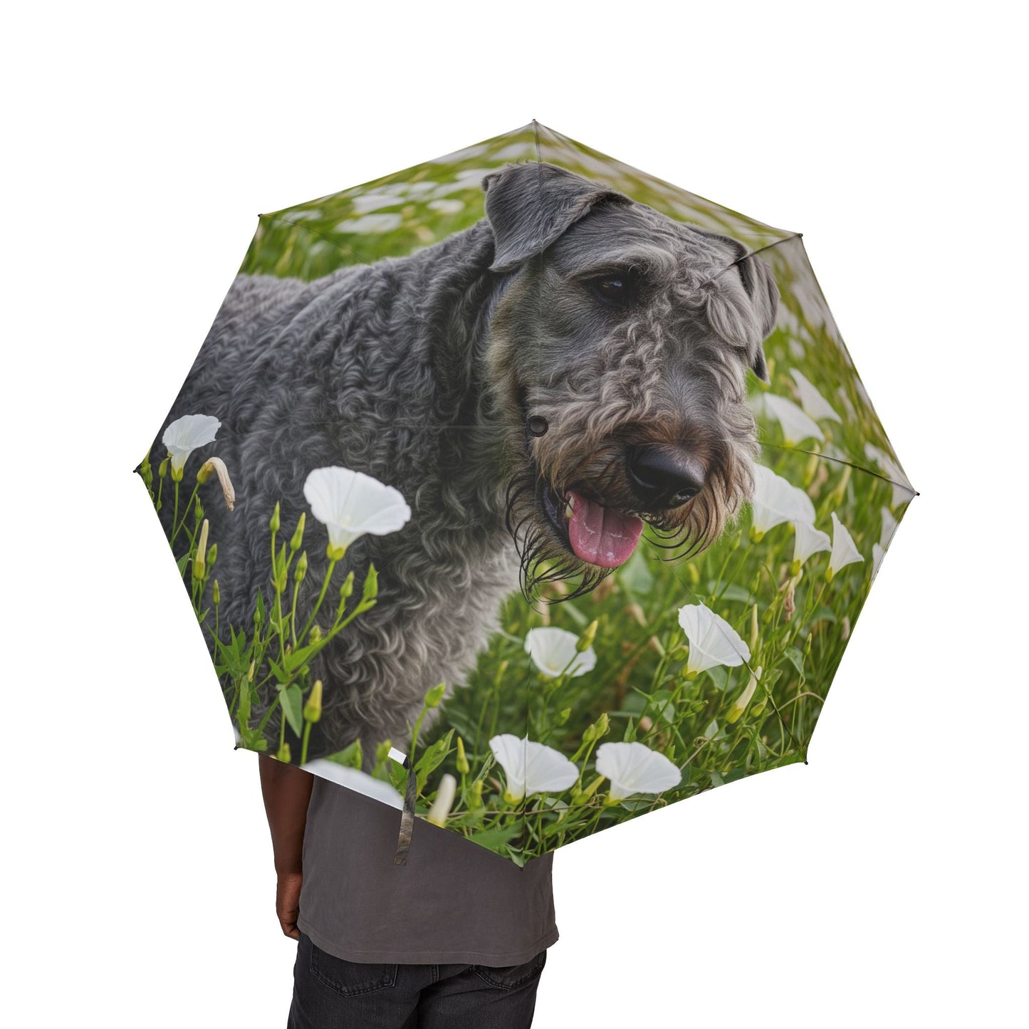 Parapluie semi-automatique 48" – Grand parapluie de voyage coupe-vent