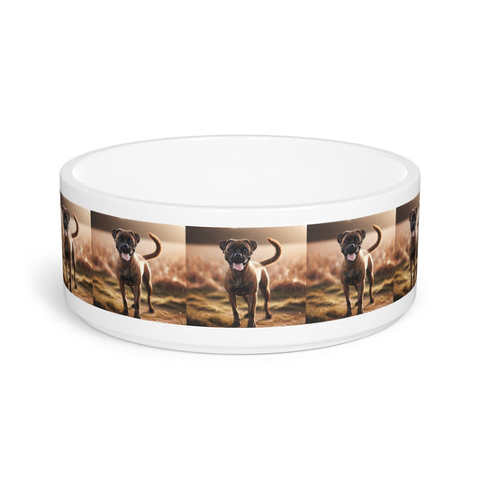 Ceramic Pet Bowl – 16 oz Dog Feeding Bowl