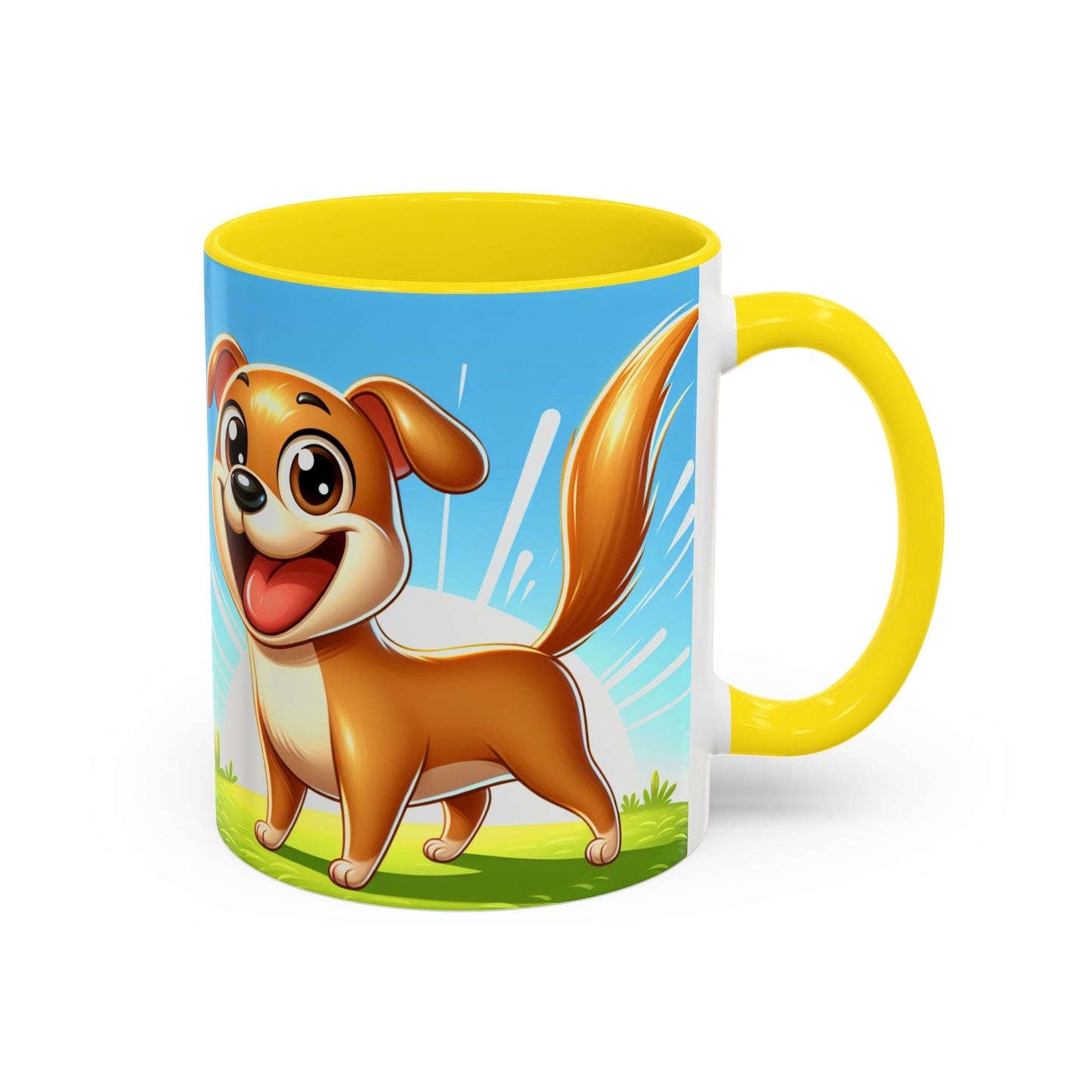 Keramiktasse mit Hunderassen-Motiv – 11 oz & 15 oz