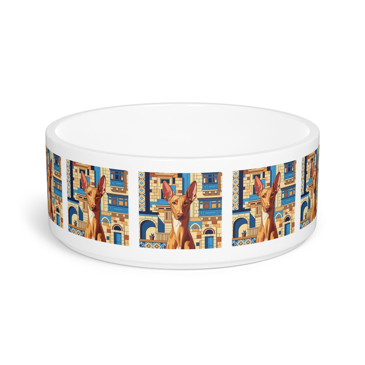 Ceramic Pet Bowl – 16 oz Dog Feeding Bowl