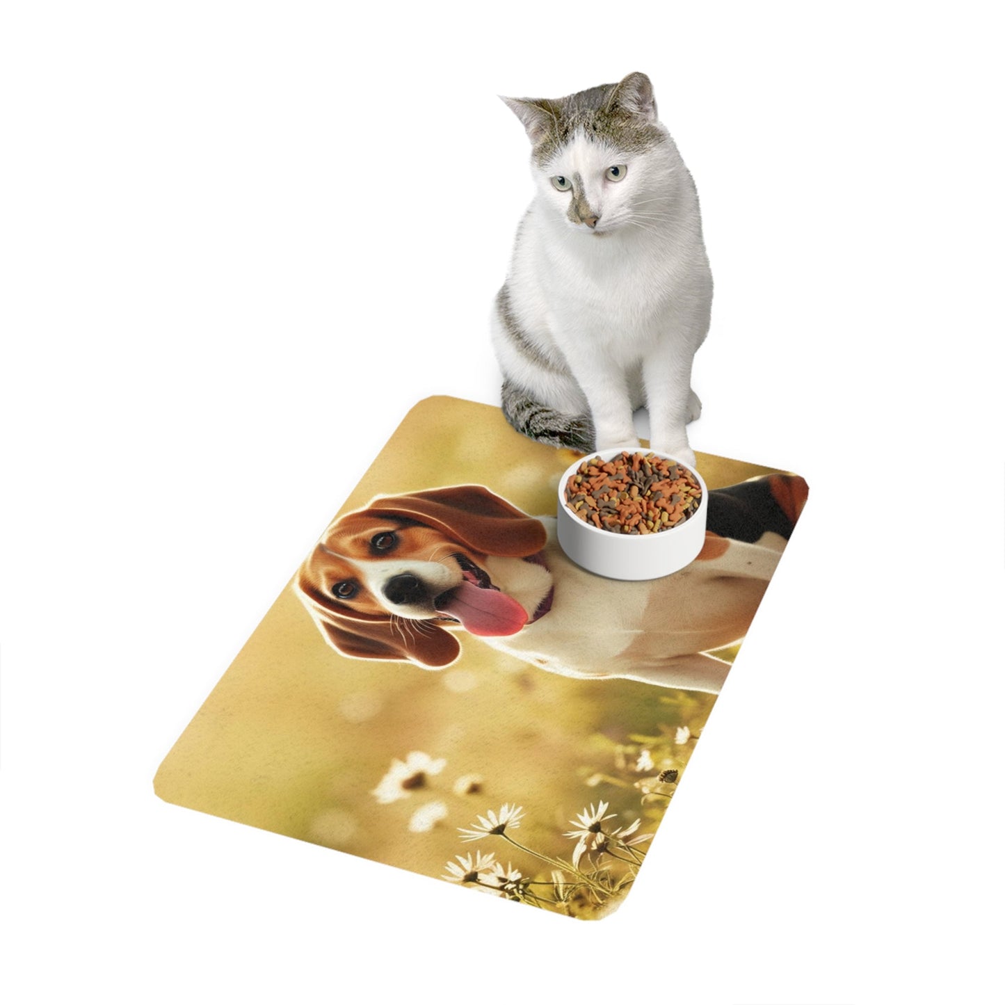 Non-Slip Pet Food Mat – Waterproof Feeding Mat for Dogs