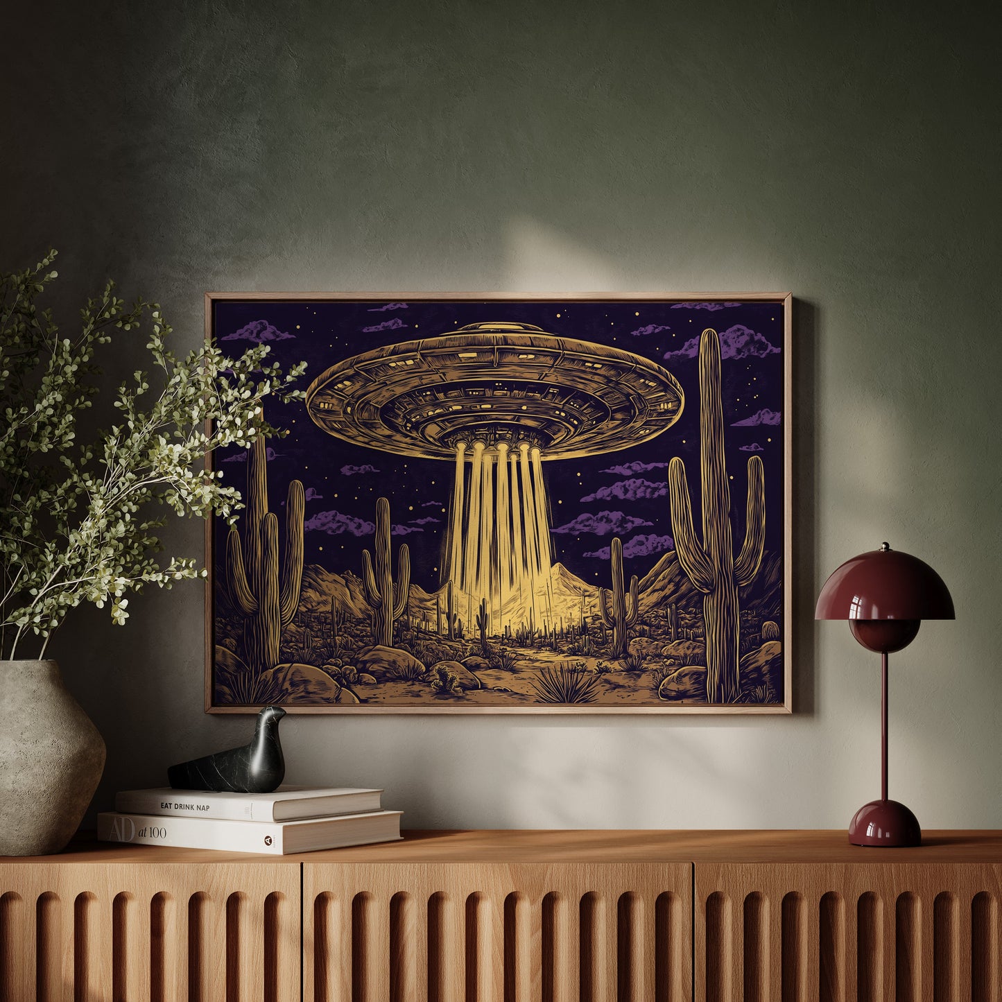 La dernière lumière dans le canyon