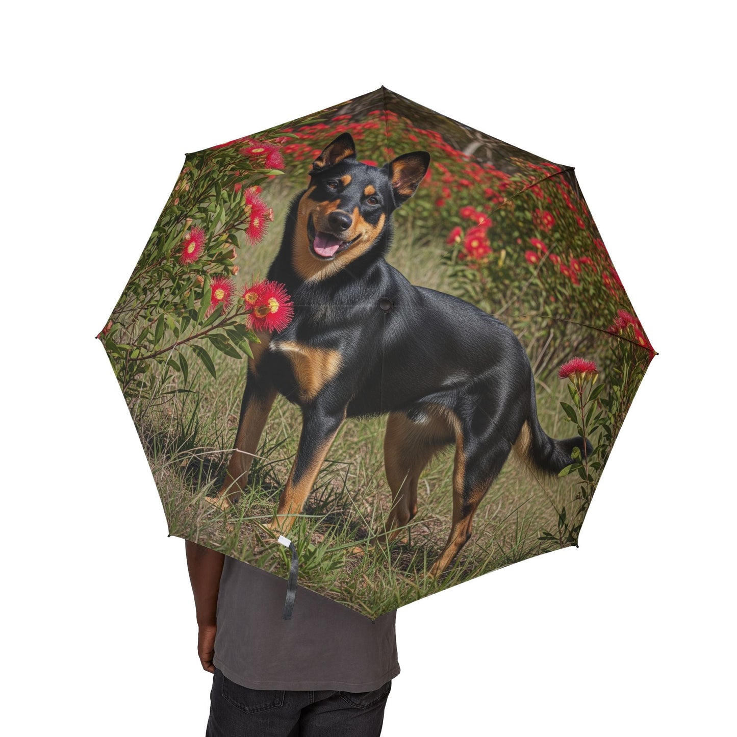 48" Semi-Automatic Umbrella – Windproof Large Travel Rain Umbrella
