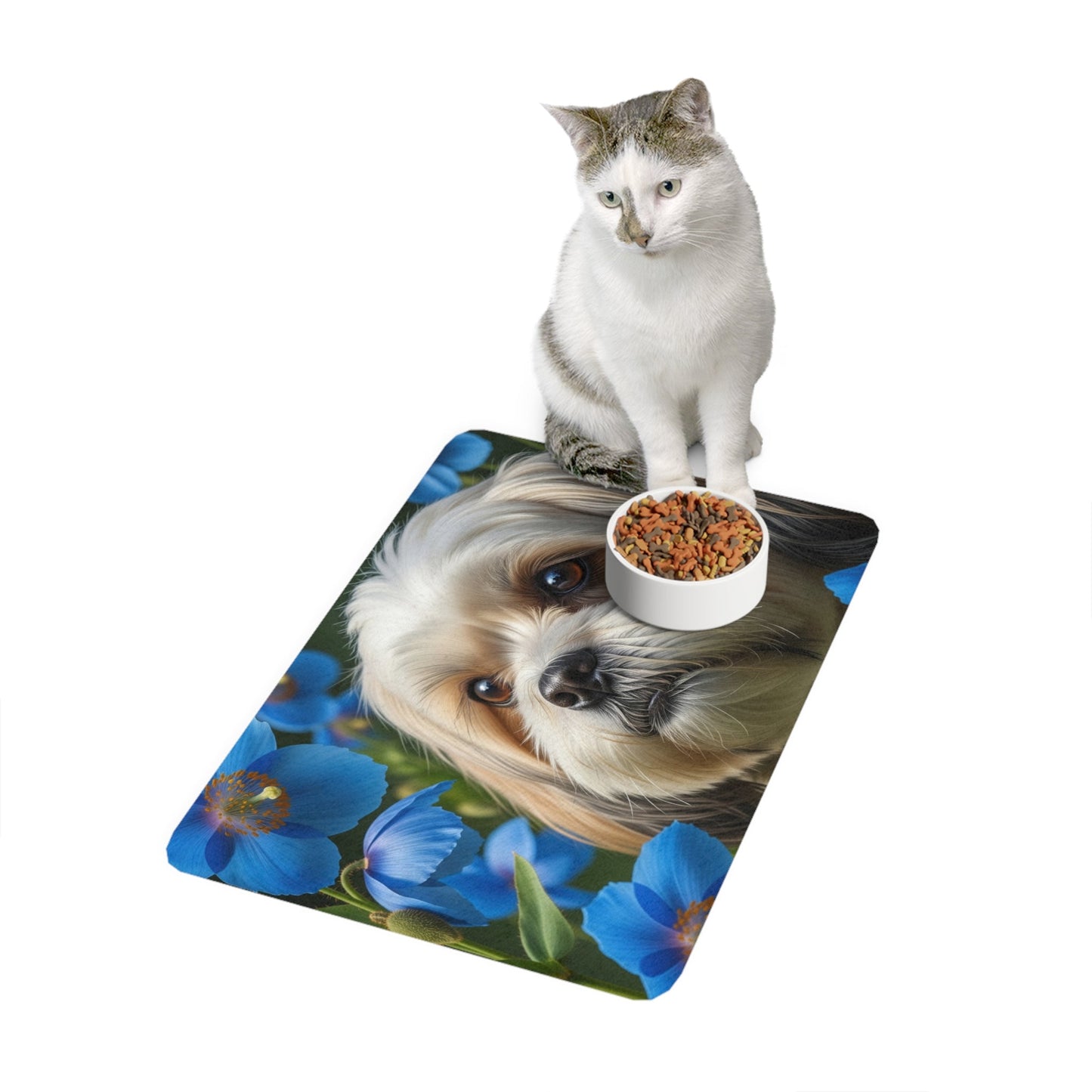 Tapis d'alimentation antidérapant pour animaux de compagnie – Tapis étanche pour chiens