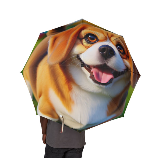 48" Semi-Automatic Umbrella – Windproof Large Travel Rain Umbrella