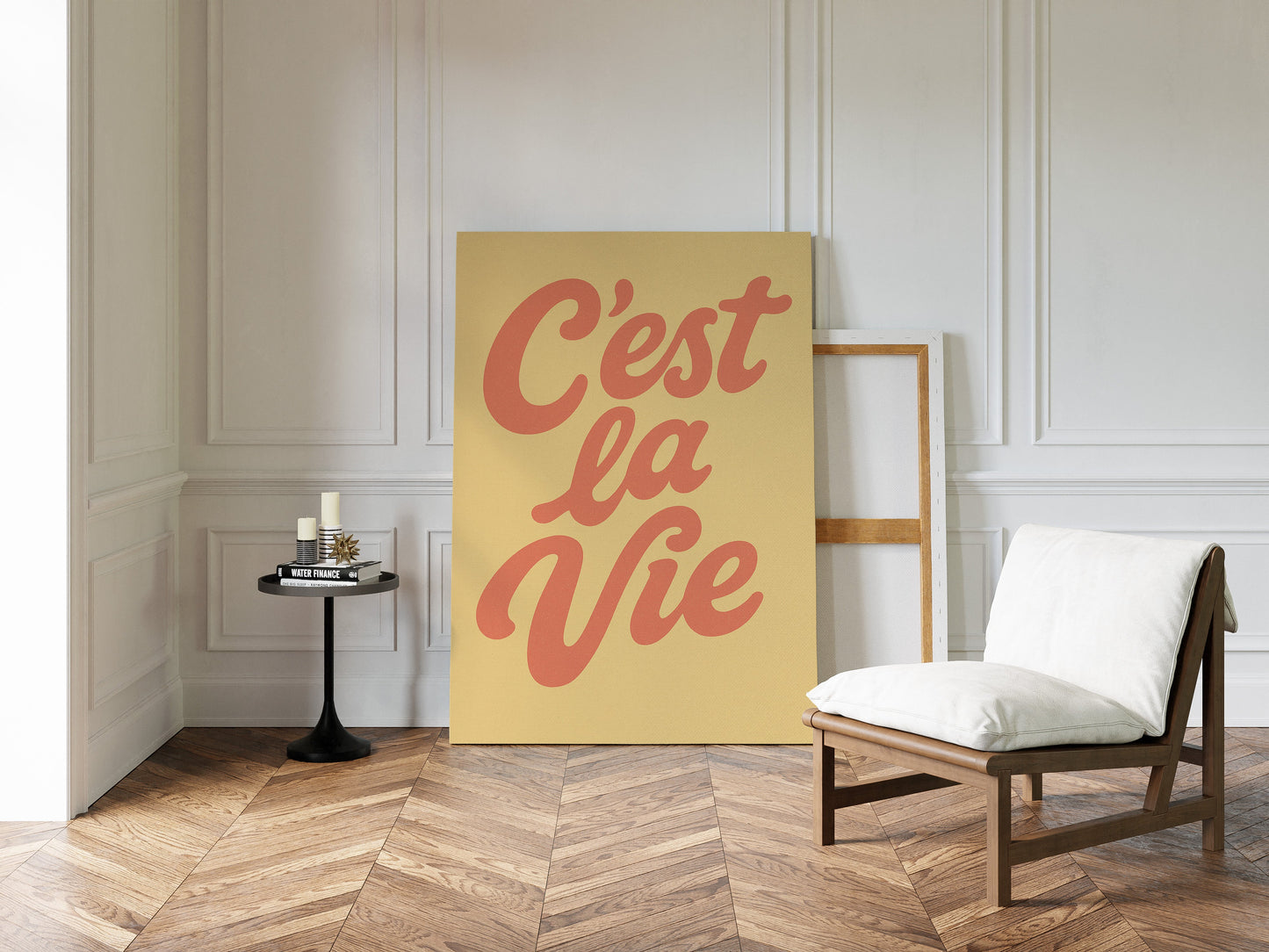 C’est La Vie Décor Mural Rétro