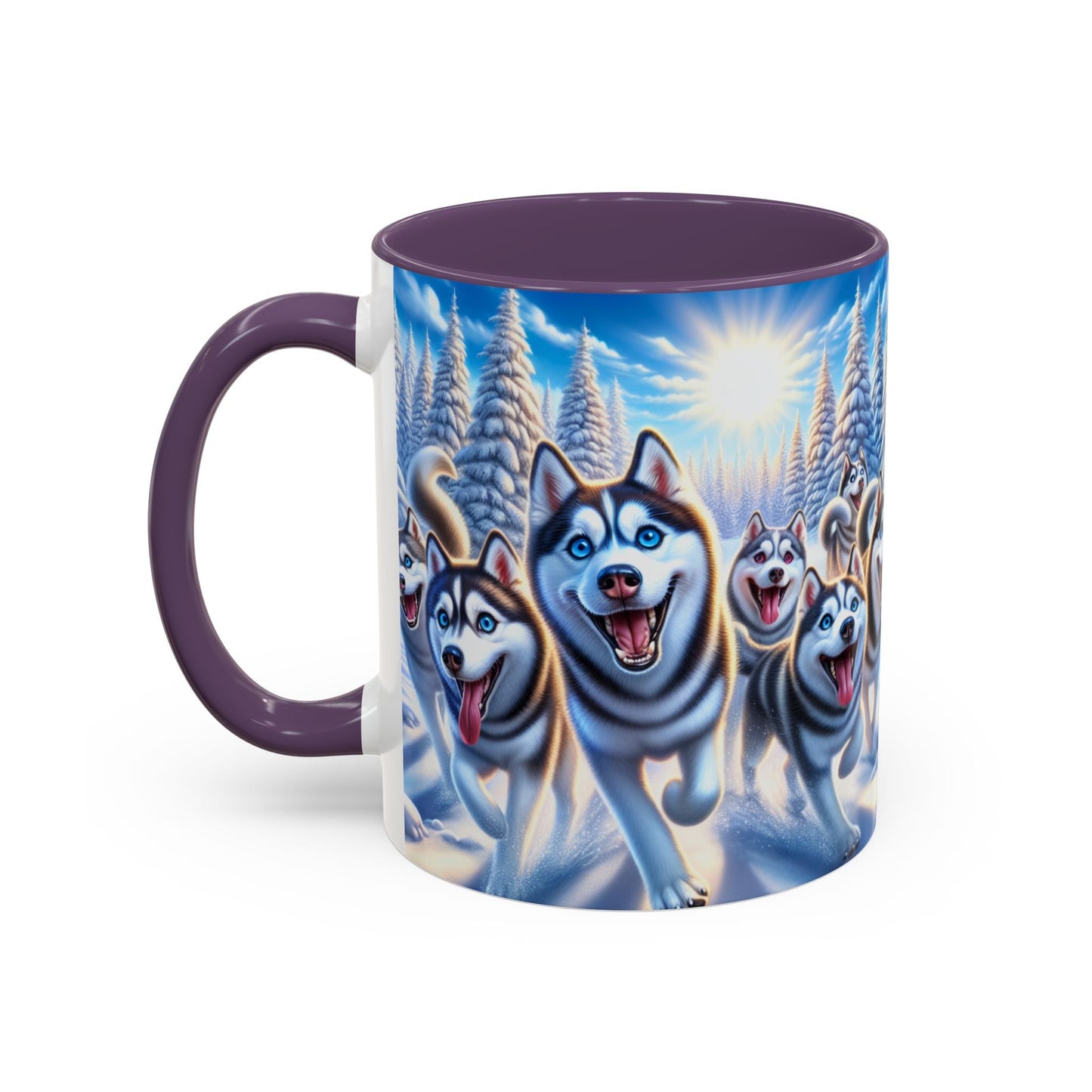 Keramiktasse mit Hunderassen-Motiv – 11 oz & 15 oz