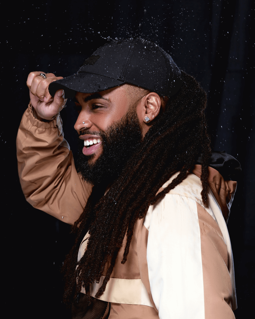 Black Waterproof Satin Lined Dad Hat - ThisandThatShoppe