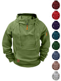 2026 New Cross-Border Spring And Autumn Men's Sweatshirt Hoodie Zipper Multi-Pocket Pullover Sports Casual Sweatshirt