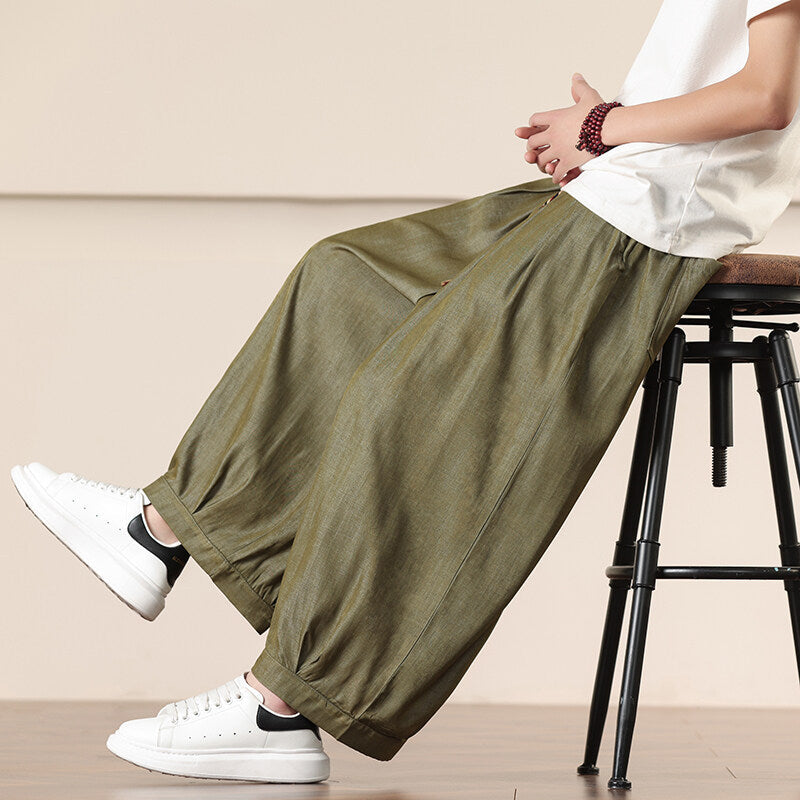 Casual Men's Retro Loose Plus Size Harem Pants