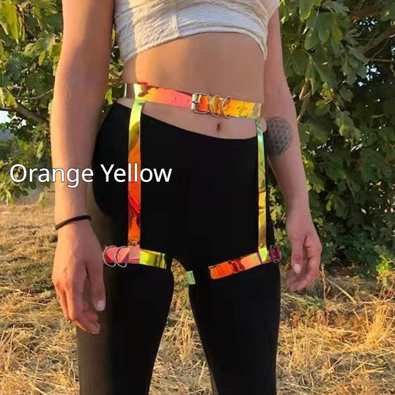 Colorful Belt Leg Ring And Strap Accessories
