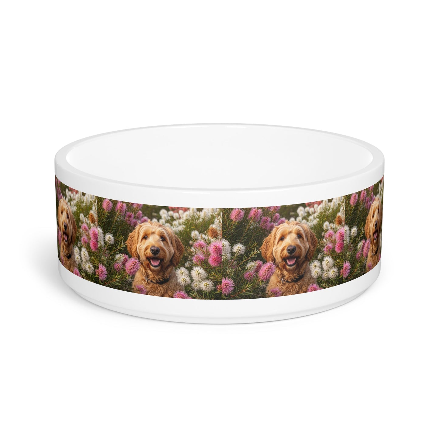 Ceramic Pet Bowl – 16 oz Dog Feeding Bowl
