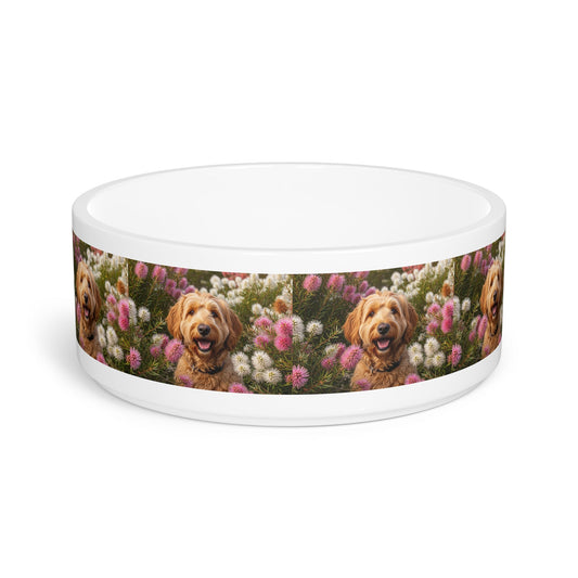 Ceramic Pet Bowl – 16 oz Dog Feeding Bowl