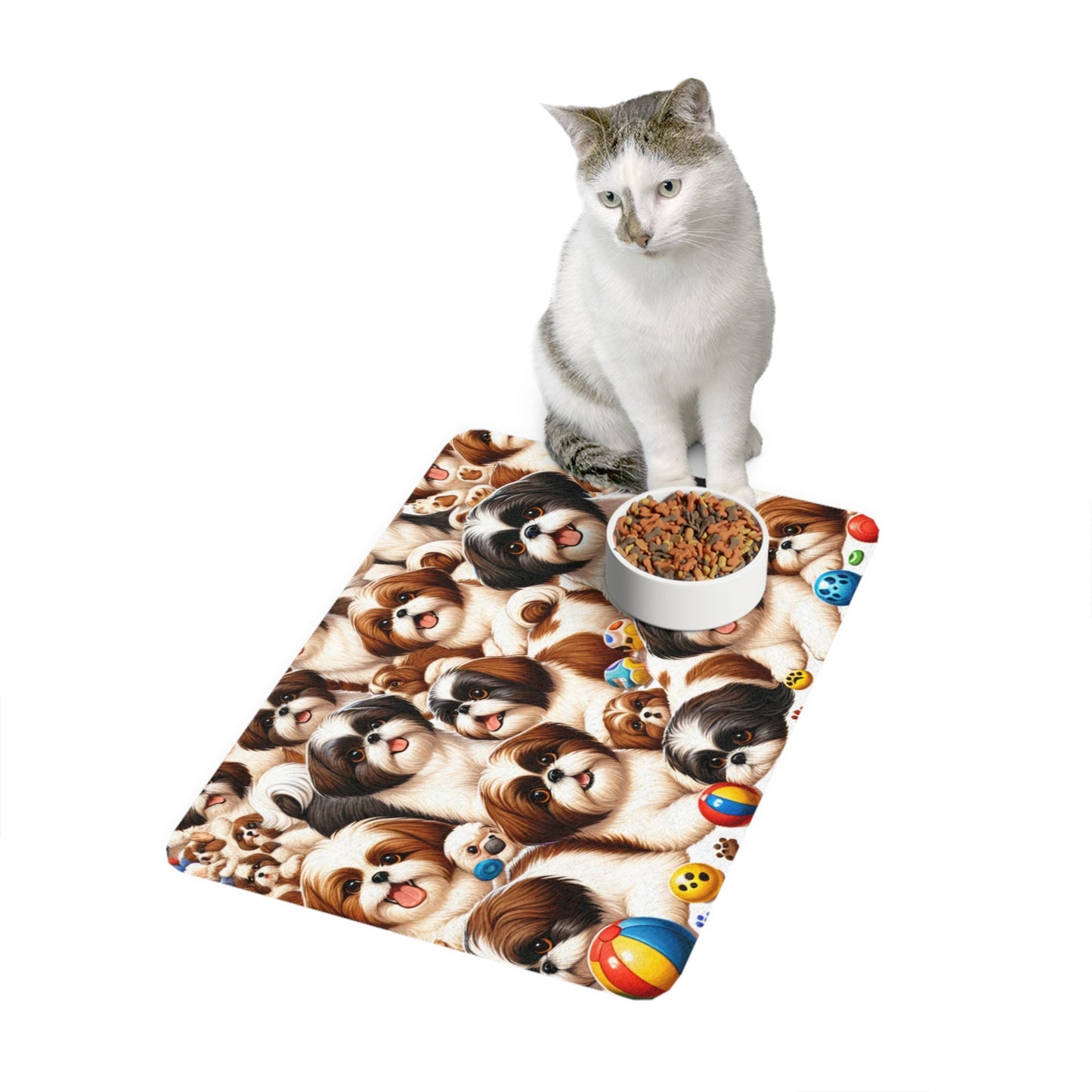 Tapis antidérapant pour animaux de compagnie – Tapis d'alimentation étanche pour chiens