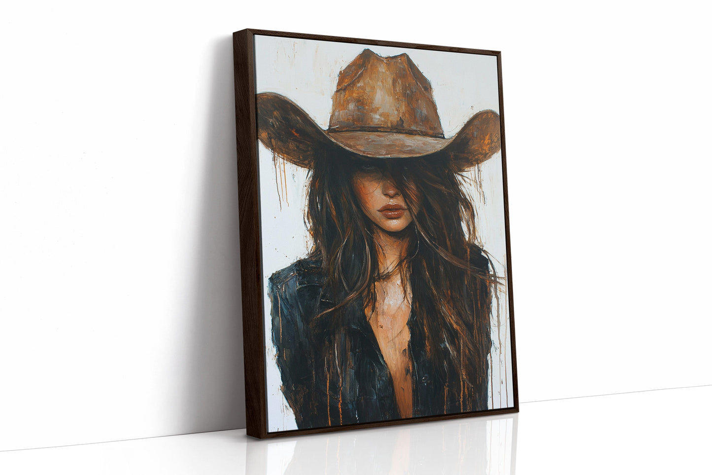 Whiskey Dust – Kühner Western-Cowgirl-Druck