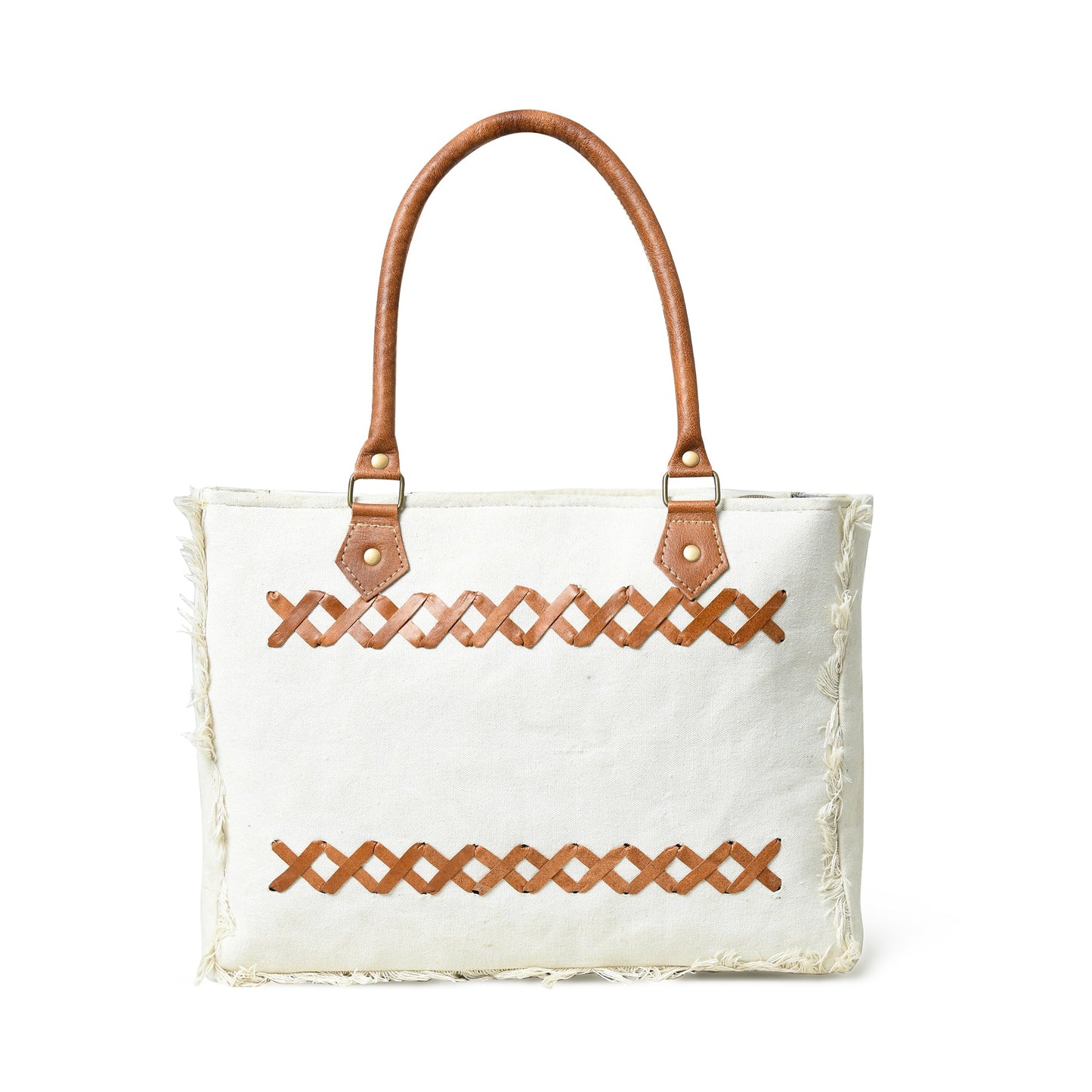 Cabas Urbain Zigzag en Toile