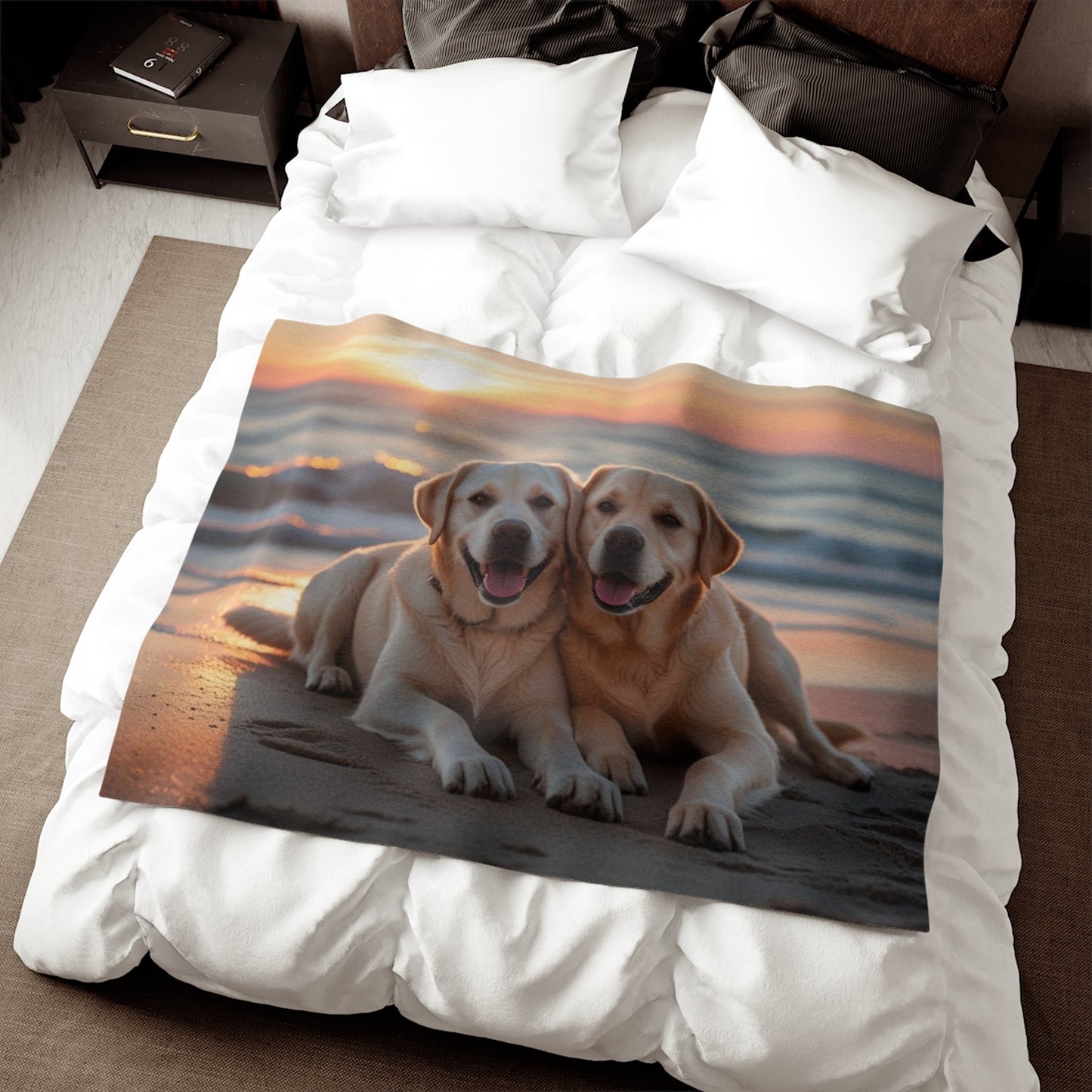 Sweatshirt Blanket – Plush Fleece Throw, 2 Size Options