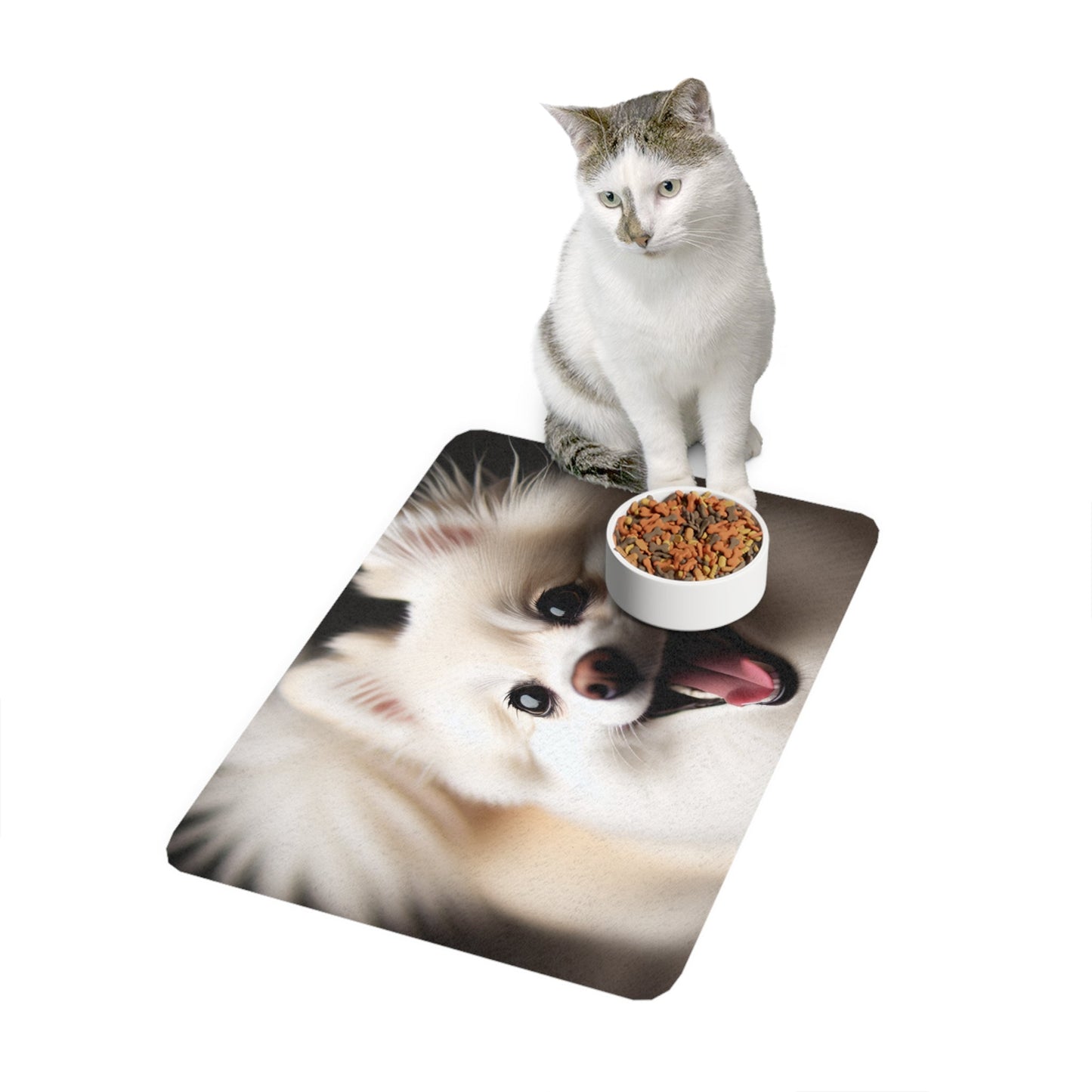 Tapis antidérapant pour animaux de compagnie – Tapis d'alimentation étanche pour chiens