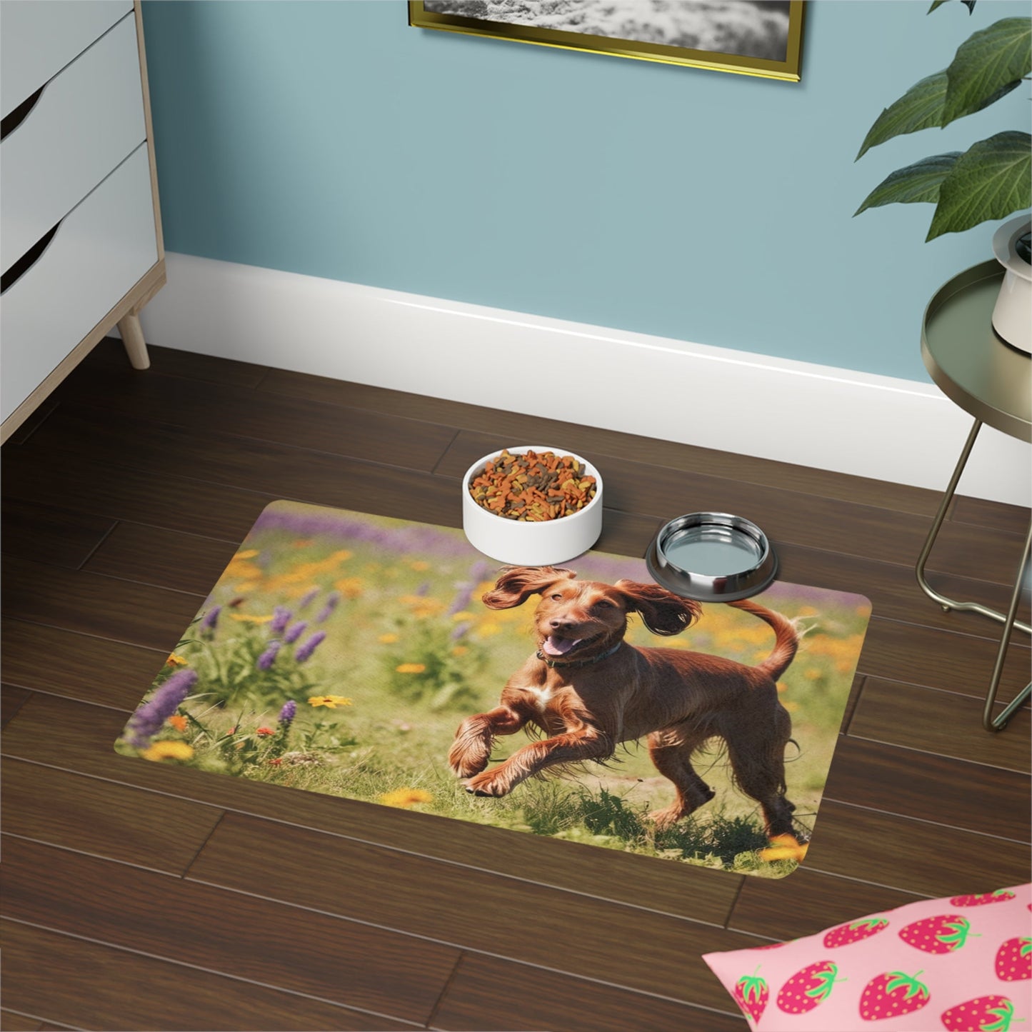Non-Slip Pet Food Mat – Waterproof Feeding Mat for Dogs