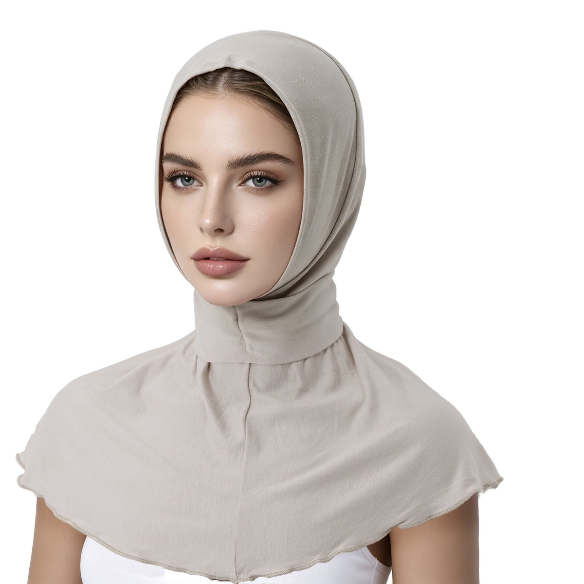 Womens Modal Cotton Headscarf Cap With Three Buttons