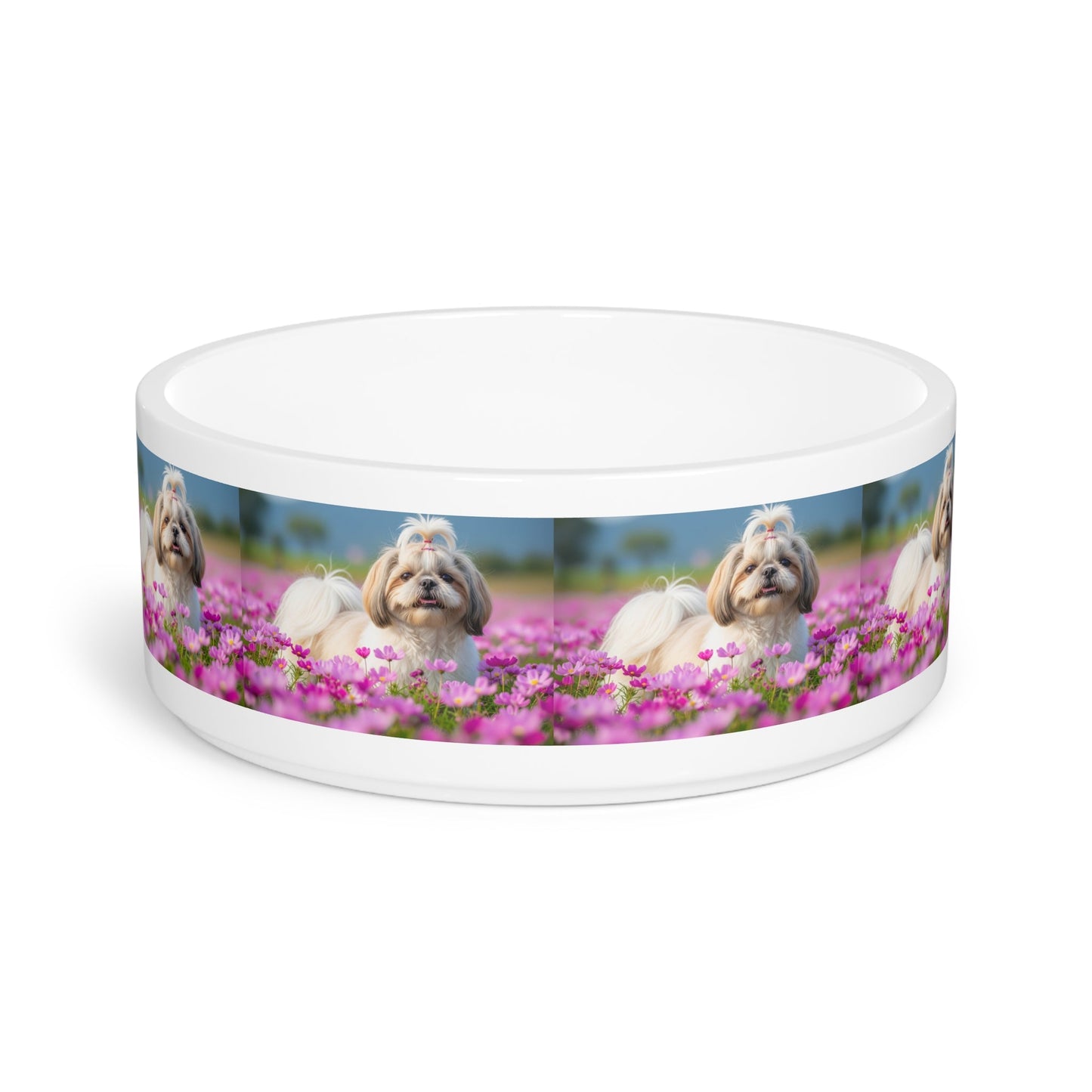 Ceramic Pet Bowl – 16 oz Dog Feeding Bowl