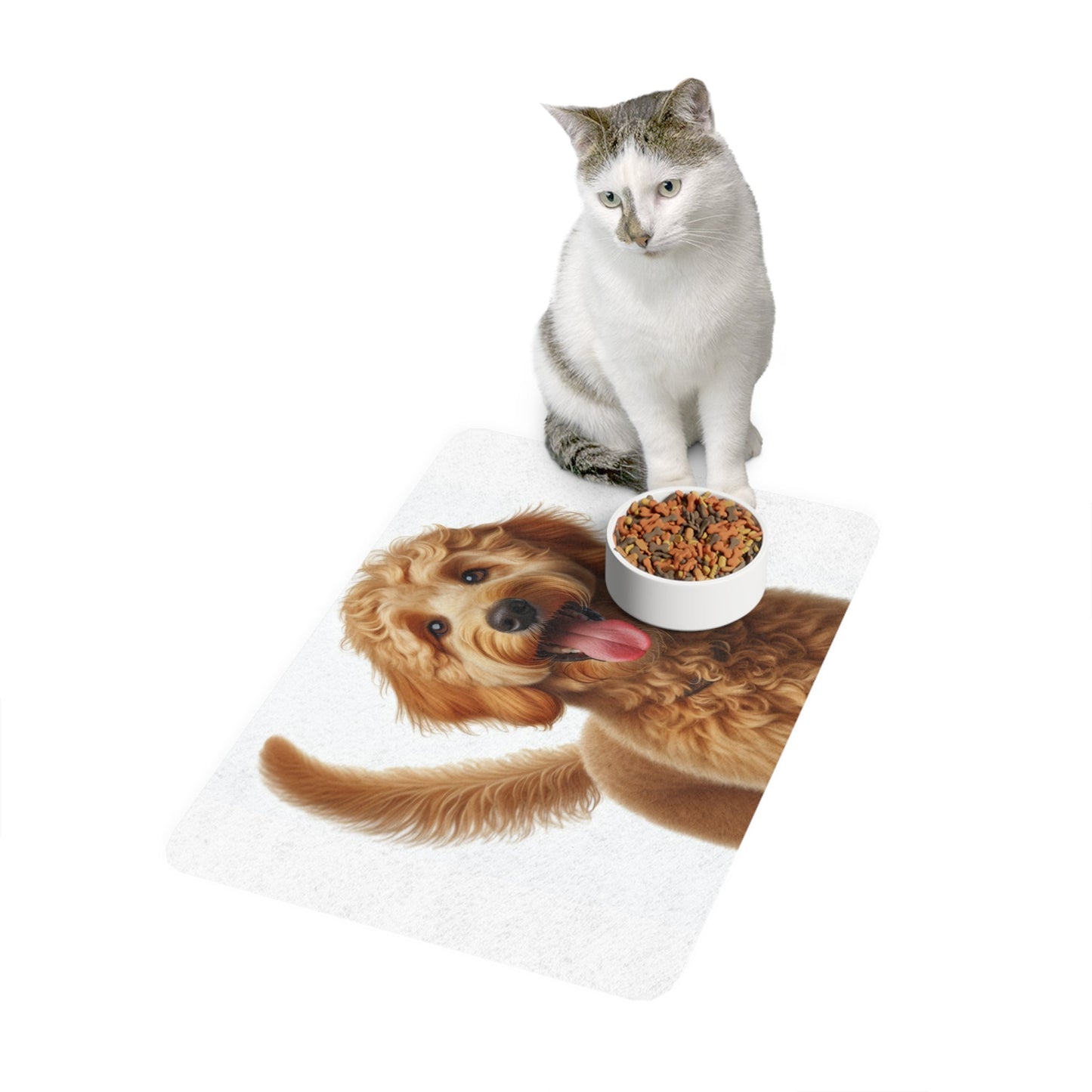 Non-Slip Pet Food Mat – Waterproof Feeding Mat for Dogs