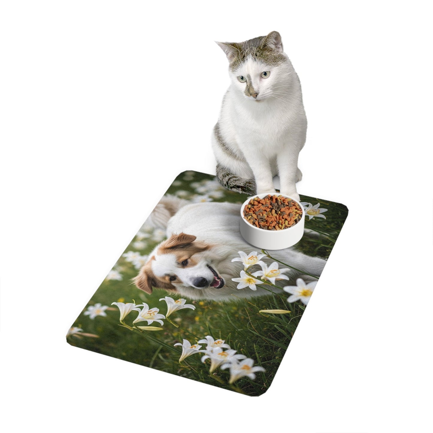 Non-Slip Pet Food Mat – Waterproof Feeding Mat for Dogs