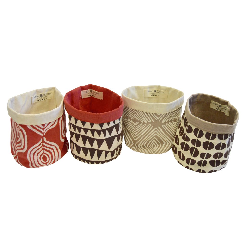 Tribal Textiles Storage Bin | Fair Trade