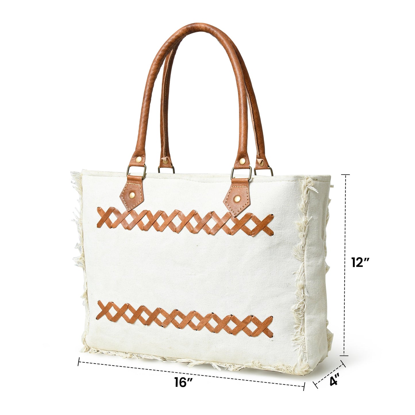Cabas Urbain Zigzag en Toile