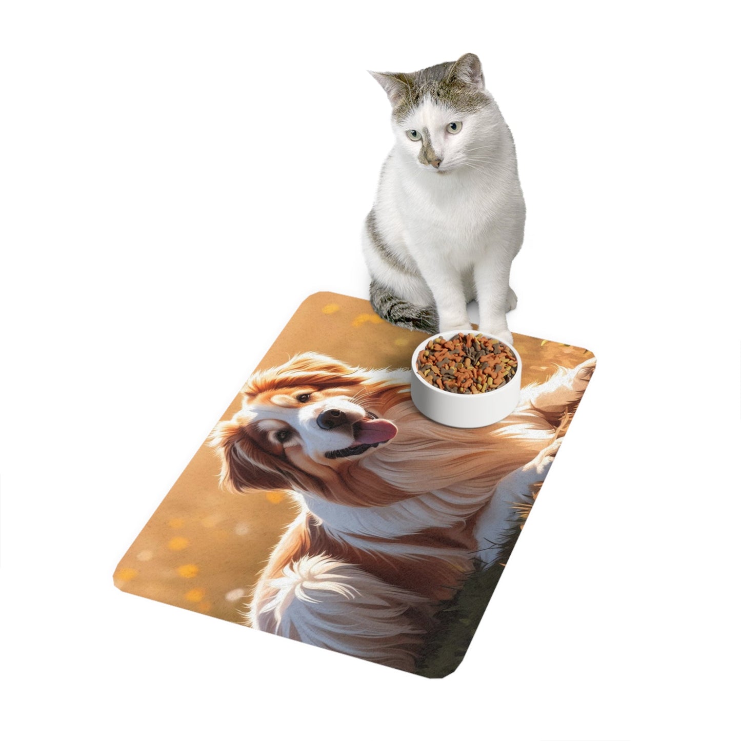 Non-Slip Pet Food Mat – Waterproof Feeding Mat for Dogs