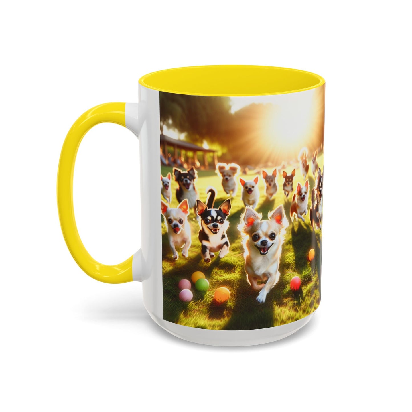 Keramiktasse mit Hunderassen-Motiv – 11 oz & 15 oz
