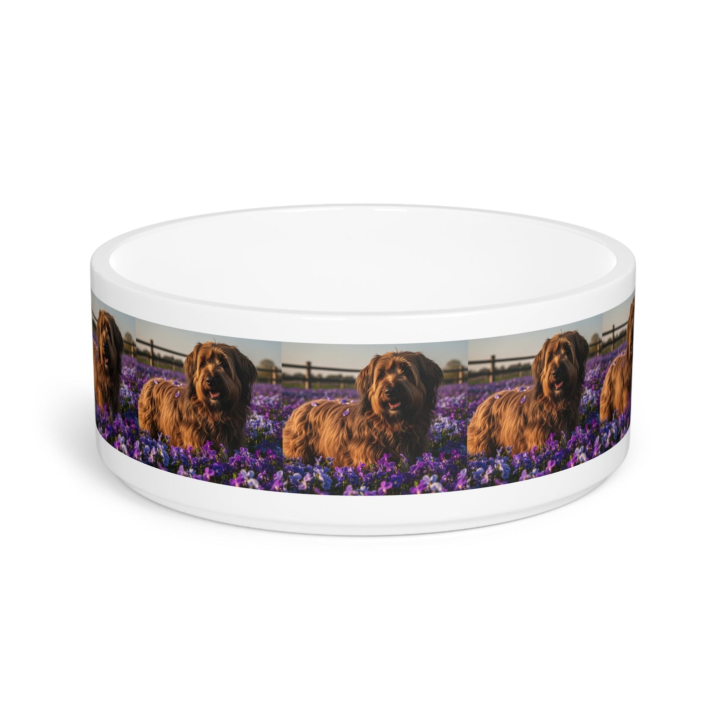Ceramic Pet Bowl – 16 oz Dog Feeding Bowl
