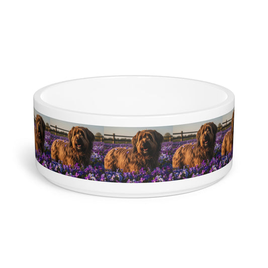 Ceramic Pet Bowl – 16 oz Dog Feeding Bowl