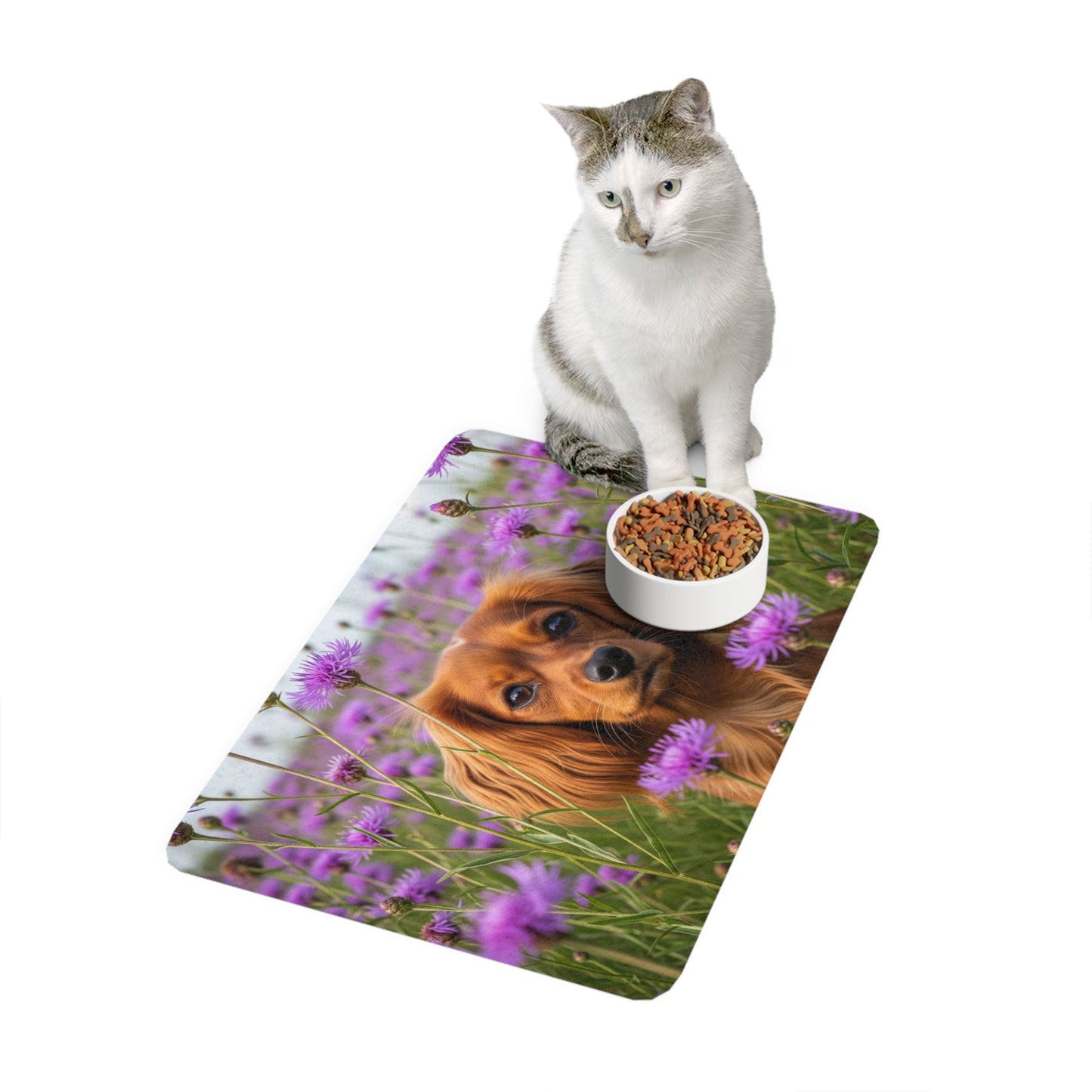 Non-Slip Pet Food Mat – Waterproof Feeding Mat for Dogs