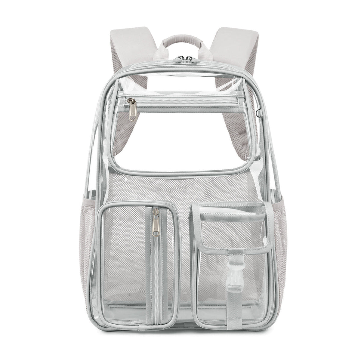 Transparent Jelly Pack Middle School Student Schoolbag Large Capacity Backpack