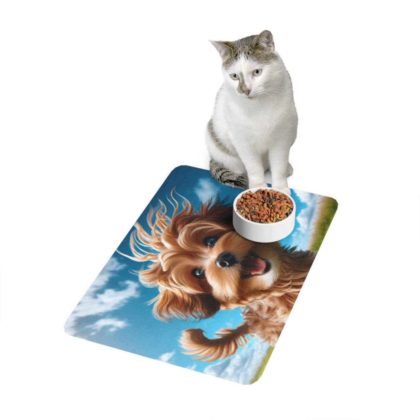 Non-Slip Pet Food Mat – Waterproof Feeding Mat for Dogs
