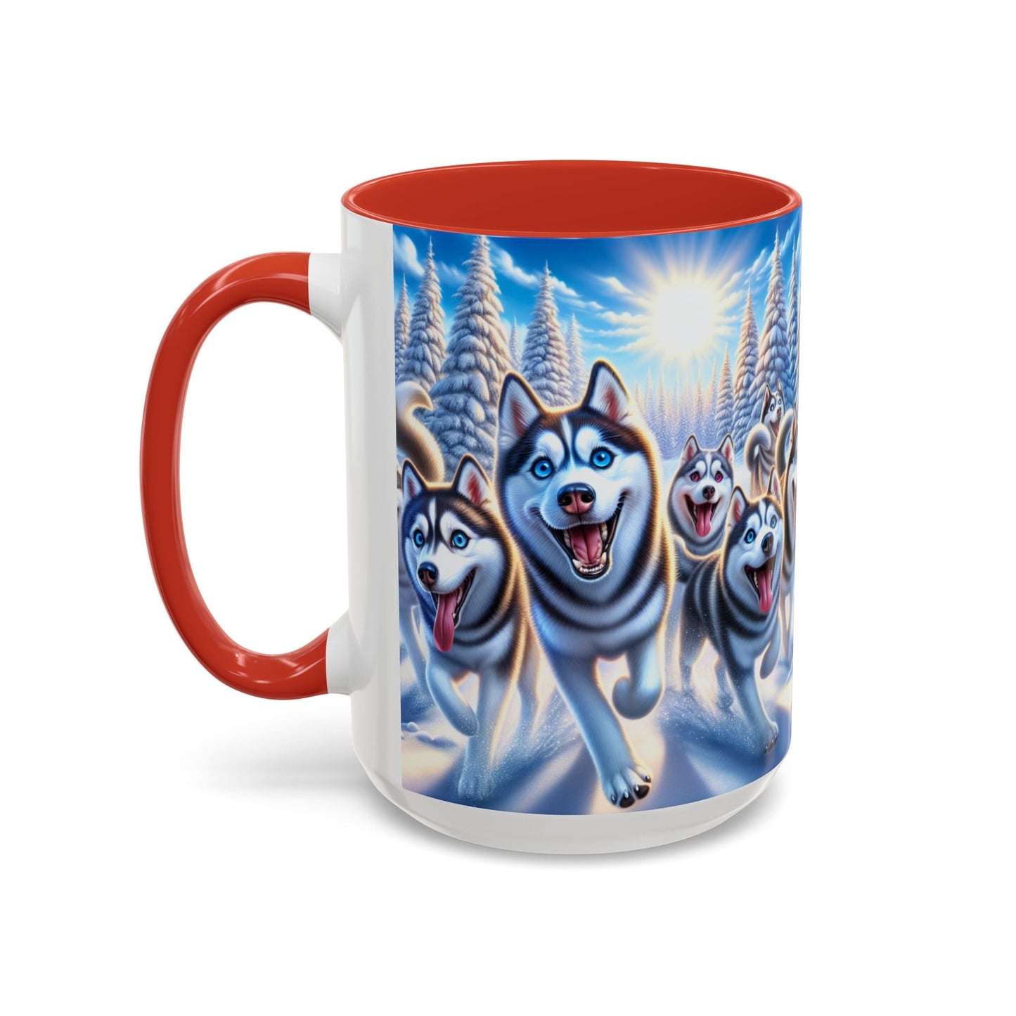 Keramiktasse mit Hunderassen-Motiv – 11 oz & 15 oz