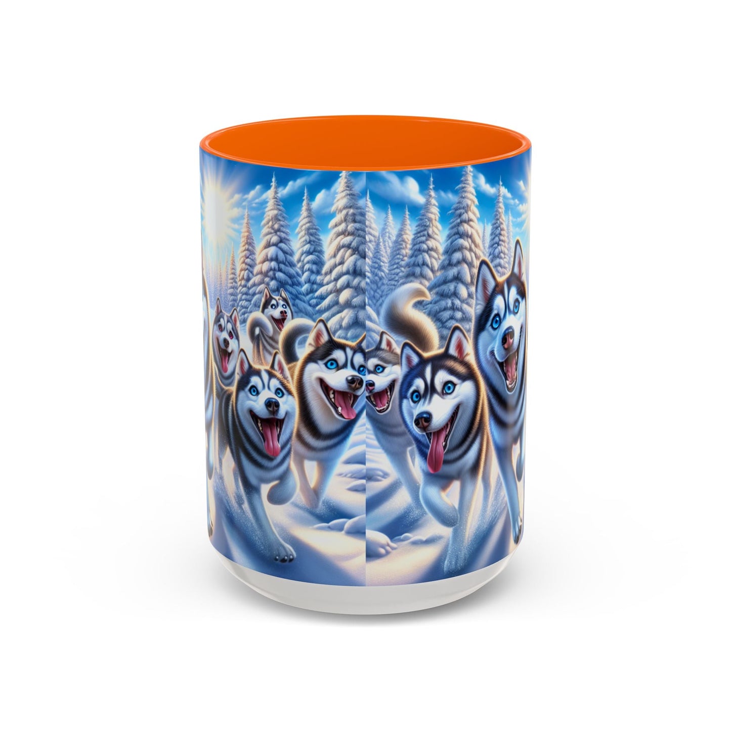 Keramiktasse mit Hunderassen-Motiv – 11 oz & 15 oz