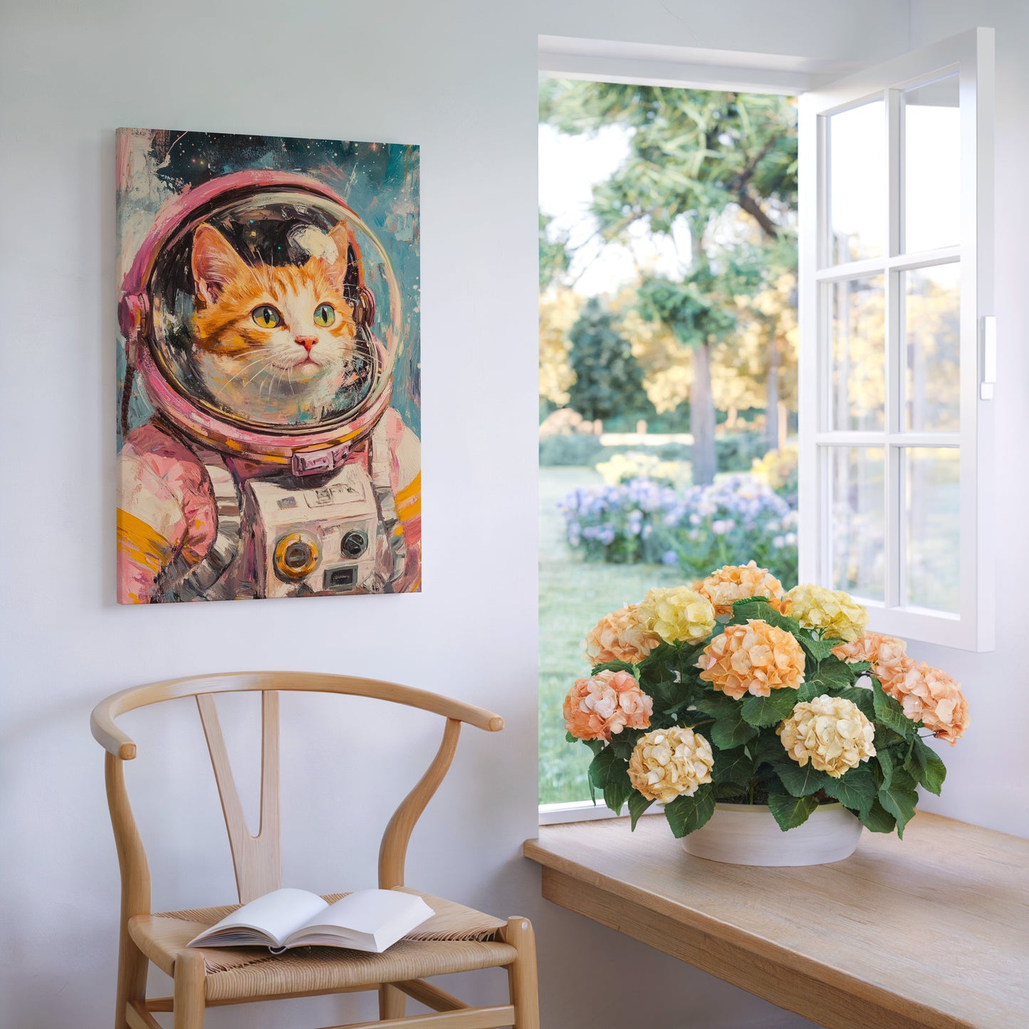 Galactic Catventure in Pink Spacesuit