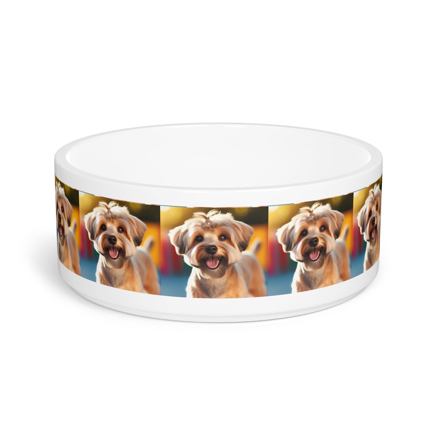 Ceramic Pet Bowl – 16 oz Dog Feeding Bowl