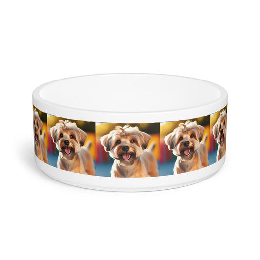 Ceramic Pet Bowl – 16 oz Dog Feeding Bowl