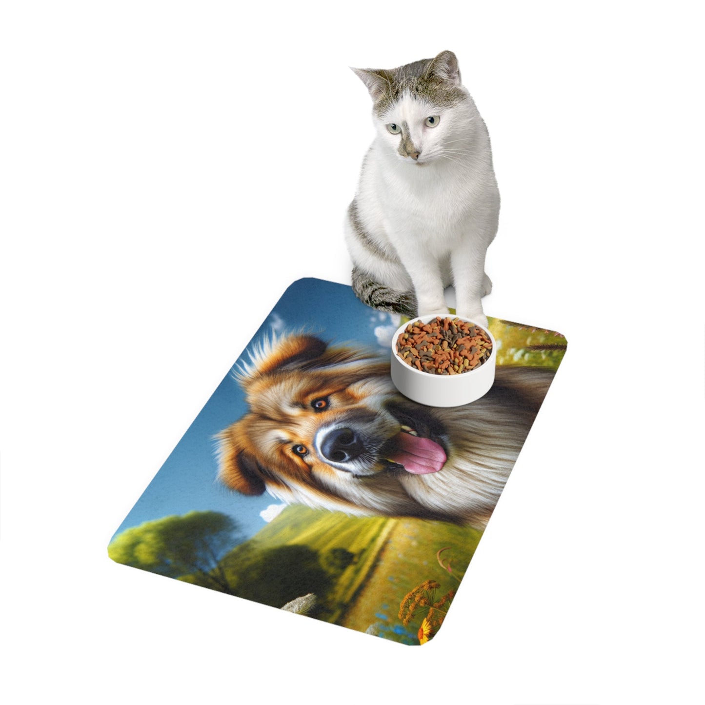 Non-Slip Pet Food Mat – Waterproof Feeding Mat for Dogs