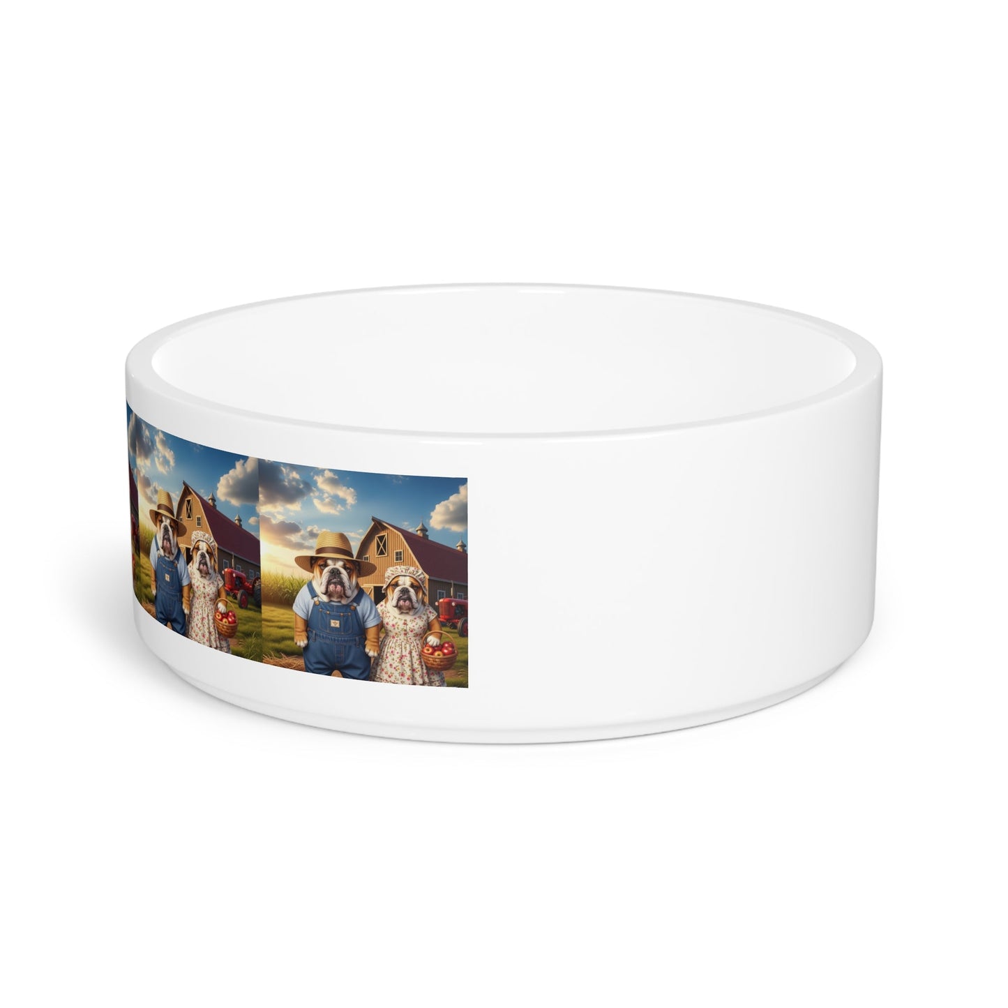 Ceramic Pet Bowl – 16 oz Dog Feeding Bowl