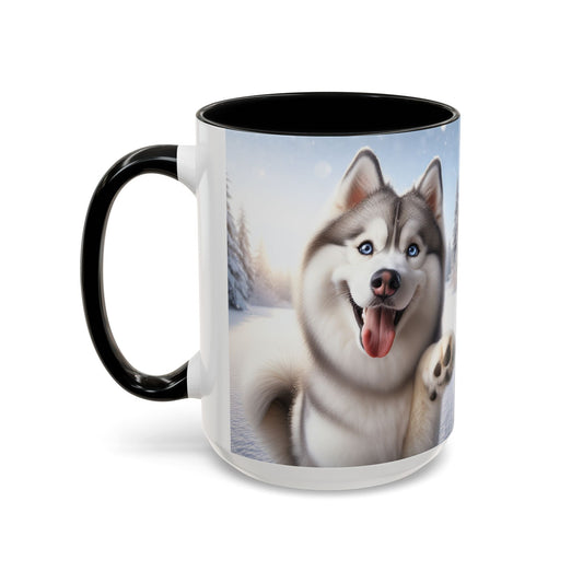 Keramiktasse mit Hunderassen-Motiv – 11 oz & 15 oz