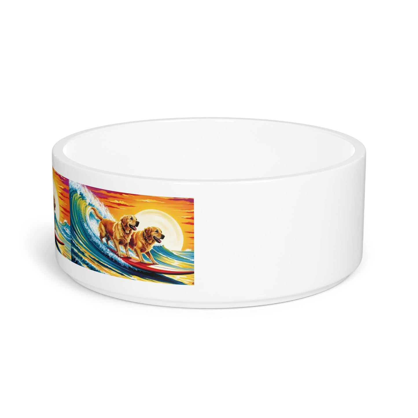 Ceramic Pet Bowl – 16 oz Dog Feeding Bowl