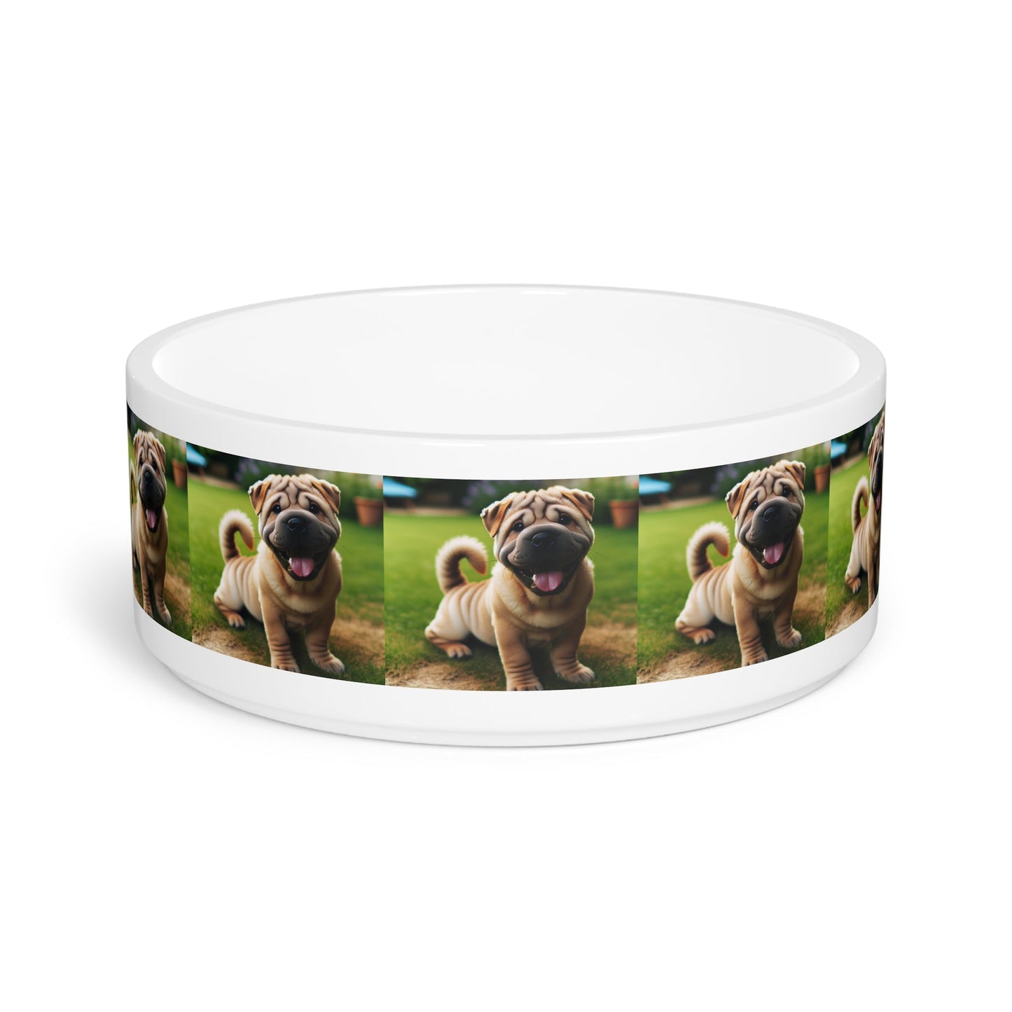 Ceramic Pet Bowl – 16 oz Dog Feeding Bowl