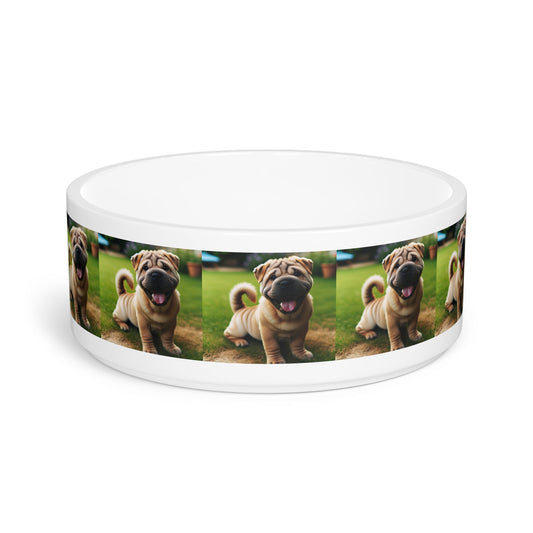 Ceramic Pet Bowl – 16 oz Dog Feeding Bowl