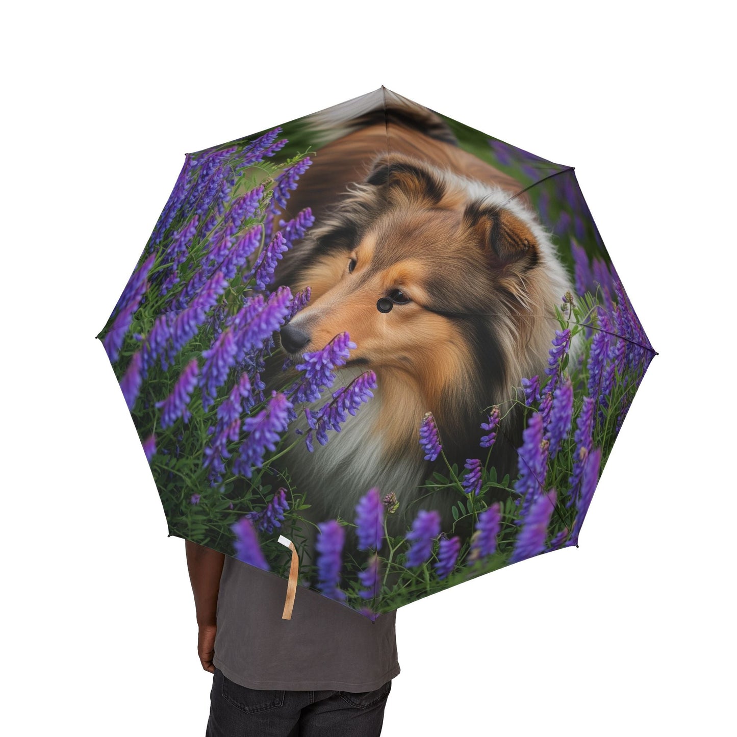 48" Semi-Automatic Umbrella – Windproof Large Travel Rain Umbrella