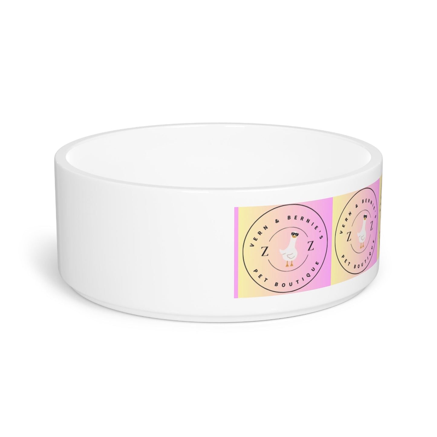 Ceramic Pet Bowl – 16 oz Dog Feeding Bowl
