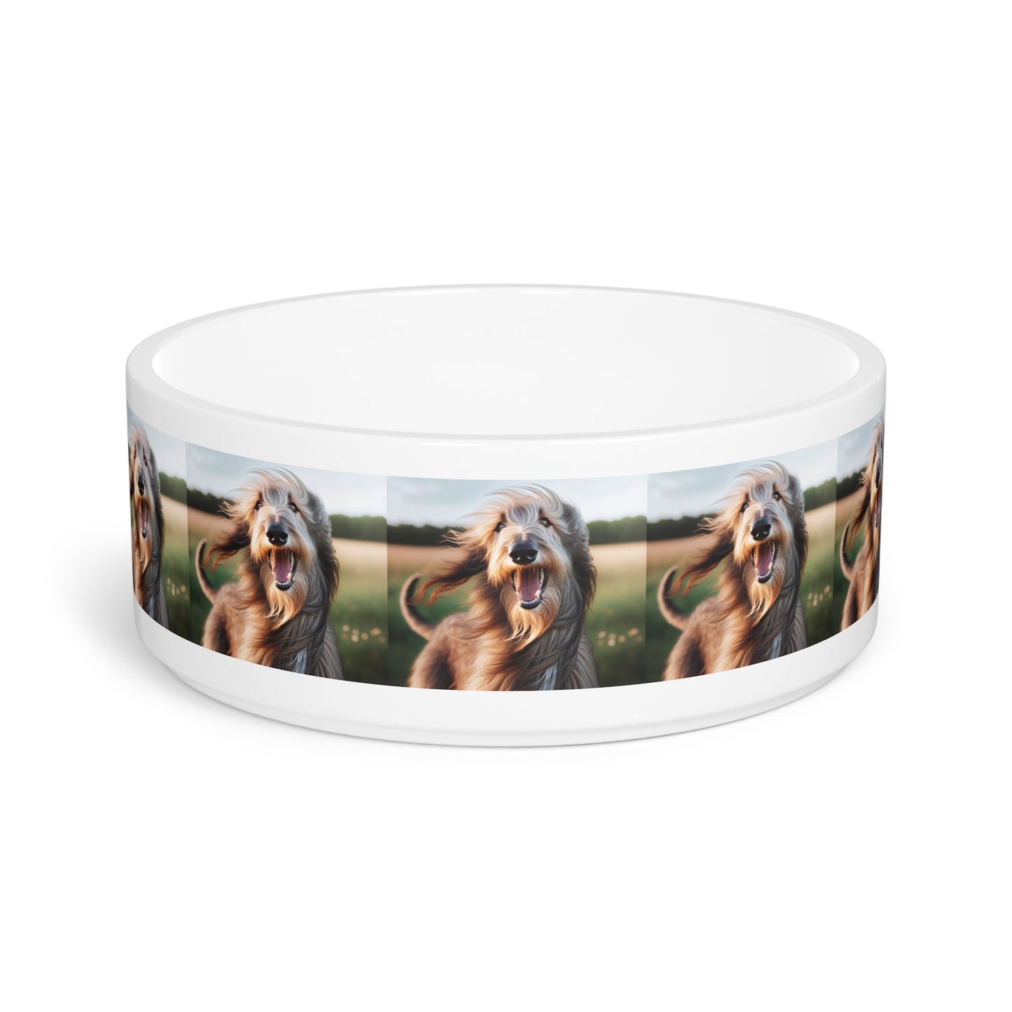 Ceramic Pet Bowl – 16 oz Dog Feeding Bowl